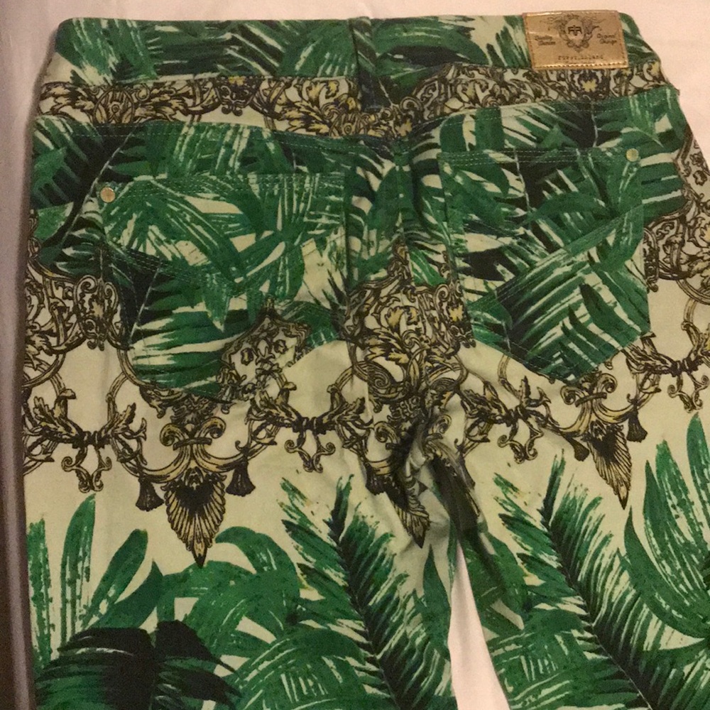 River Island Palm Print Jeans